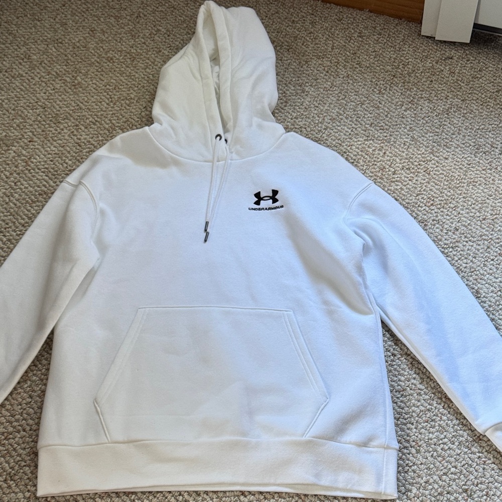 Under Armour Classic White Hoodie Size Small New Never worn